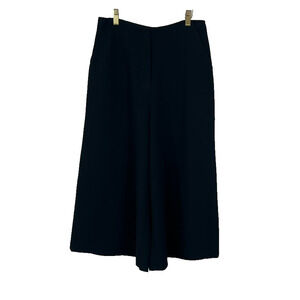 Elizabeth and James Culotte Pants Women's Size 2 Black Polyester Blend Wide Leg